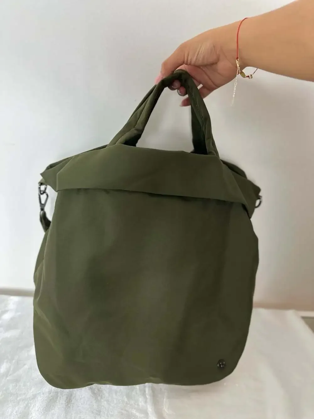 Lululemon On My Level Tote Bag Green